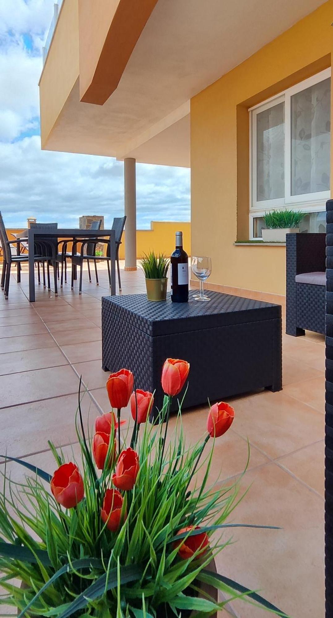 Tres Islas Apartment - 70 M2 Private Terrace Corralejo Buitenkant foto
